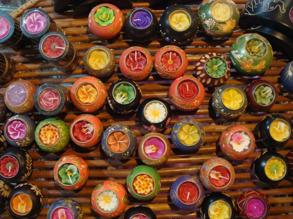 Botanical Garden Display Candle